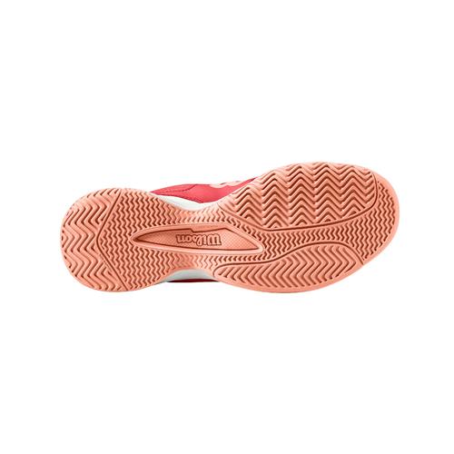 Wilson Rush Pro JR QL Junior Shoe (Cayenne/White)