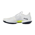 Wilson Kaos Swift Mens Tennis Shoes (White/Outer Space/Safety Yellow)