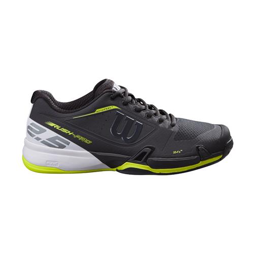 Wilson Rush Pro 2.5 2021 Mens Tennis Shoes (Black/White/Lime Pop)