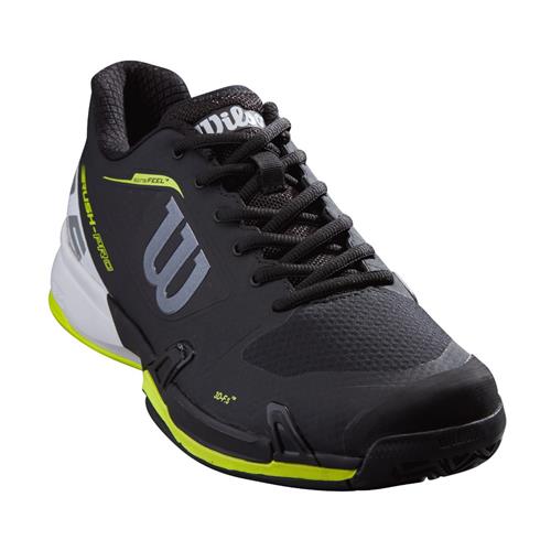 Wilson Rush Pro 2.5 2021 Mens Tennis Shoes (Black/White/Lime Pop)