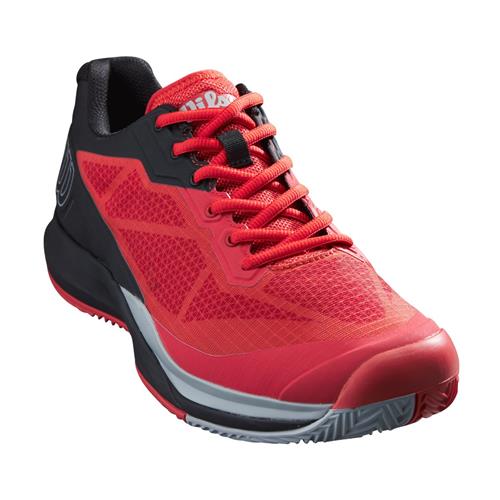 Wilson Rush Pro 3.5 Clay Mens Tennis Shoes (Infrared/Black/Pearl Blue)