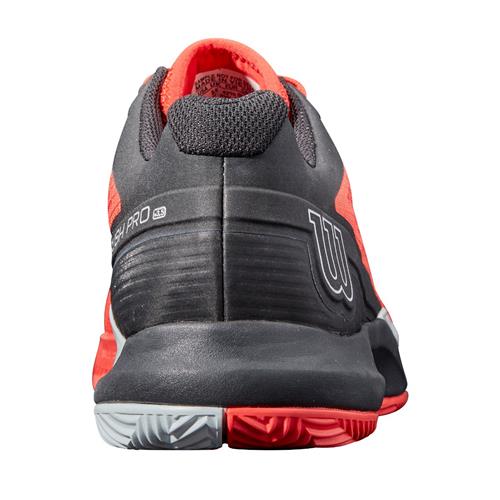 Wilson Rush Pro 3.5 Clay Mens Tennis Shoes (Infrared/Black/Pearl Blue)
