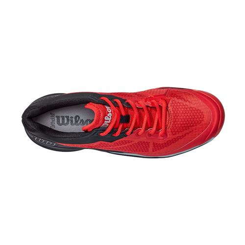 Wilson Rush Pro 3.5 Clay Mens Tennis Shoes (Infrared/Black/Pearl Blue)
