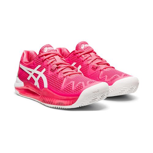 Asics Gel-Resolution 8 Clay Womens Shoe (Pink Cameo/White)
