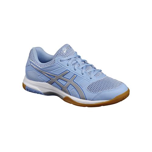 Asics Gel-Rocket 8 Womens Shoe (Blue/Silver/White)