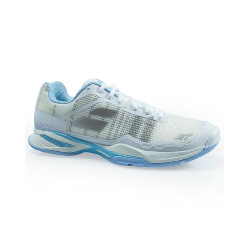 Babolat Jet Mach I AC Womens Shoe (White/Sky Blue)