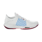 Wilson Kaos Swift 3.5 Womens Tennis Shoes (White/Chambray Blue/Fig)