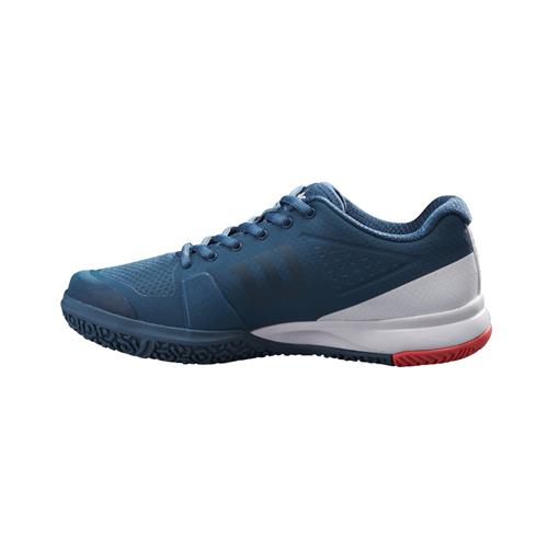 Wilson Rush Pro 2.5 2021 Womens Tennis Shoes (Majolica Blue,White,Hot Coral)