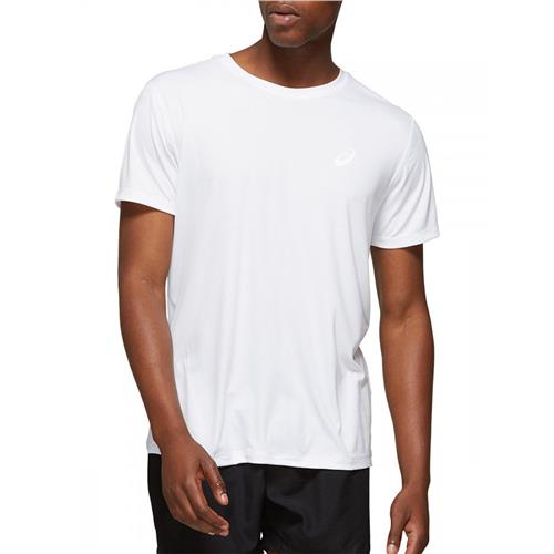 Asics Mens Silver Short Sleeved Top (Brilliant White)