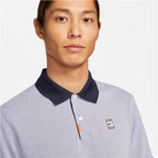 Nike Court Mens Polo Slam Slim (Indigo Haze/Obsidian)