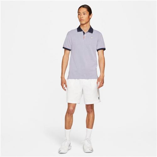 Nike Court Mens Polo Slam Slim (Indigo Haze/Obsidian)