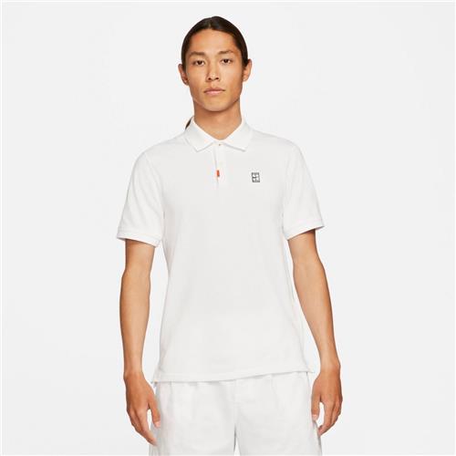 Nike Mens Polo Slam Slim Fit (White/White)