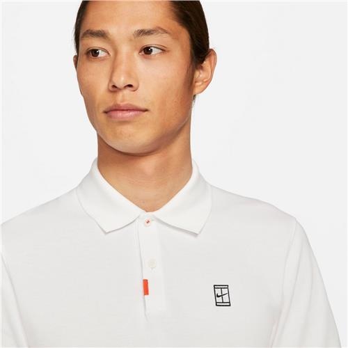 Nike Mens Polo Slam Slim Fit (White/White)