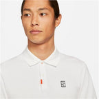 Nike Mens Polo Slam Slim Fit (White/White)