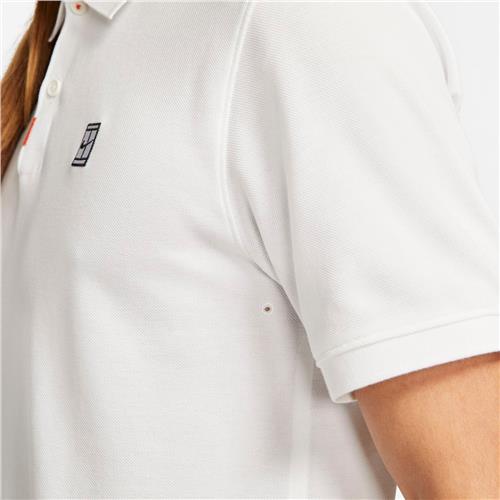 Nike Mens Polo Slam Slim Fit (White/White)