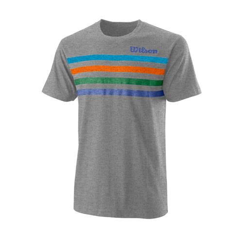 Wilson Mens Slams Tech Tee (Heather Grey)