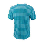 Wilson Mens Stripe Crew (Barrier Reef/White)