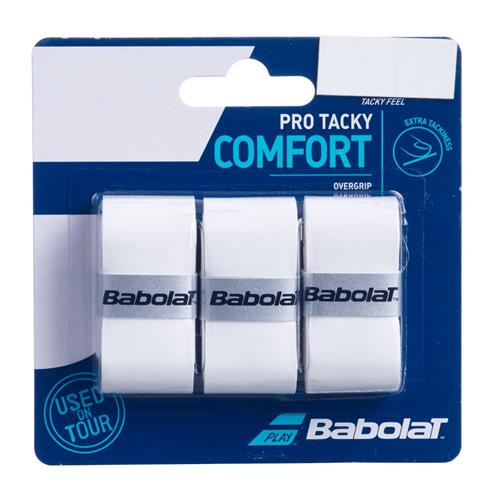 Babolat Pro Tacky Comfort Overgrip (White)