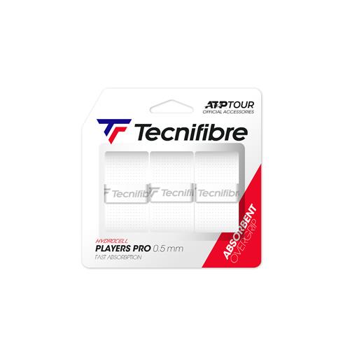 Tecnifibre Players Pro Overgrip 3pk (White)