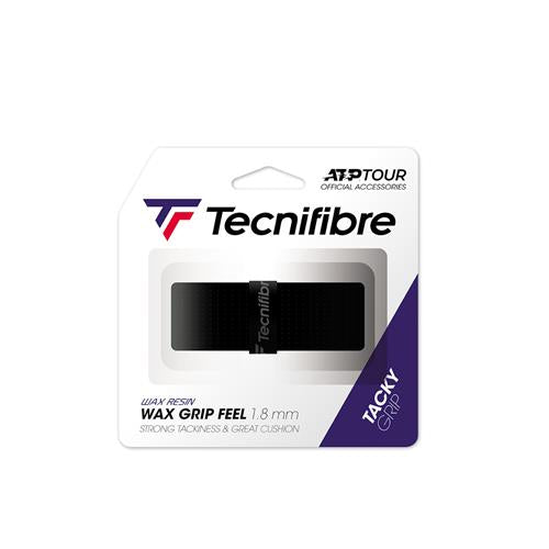 Tecnifibre Wax Grip Feel Replacement Grip (Black)