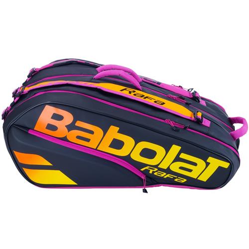 Babolat Pure Aero RAFA 12 Racquet Tennis Bag (Black/Orange/Purple)