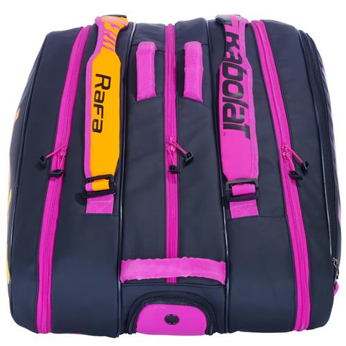 Babolat Pure Aero RAFA 12 Racquet Tennis Bag (Black/Orange/Purple)
