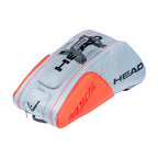 Head Radical 12 Racquet Monstercombi Tennis Bag 2021 (Grey/Orange)