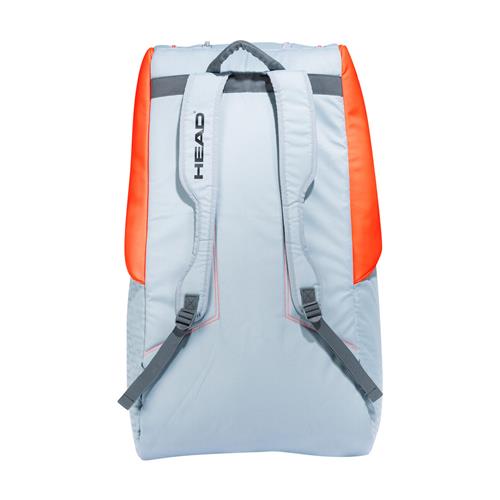 Head Radical 12 Racquet Monstercombi Tennis Bag 2021 (Grey/Orange)