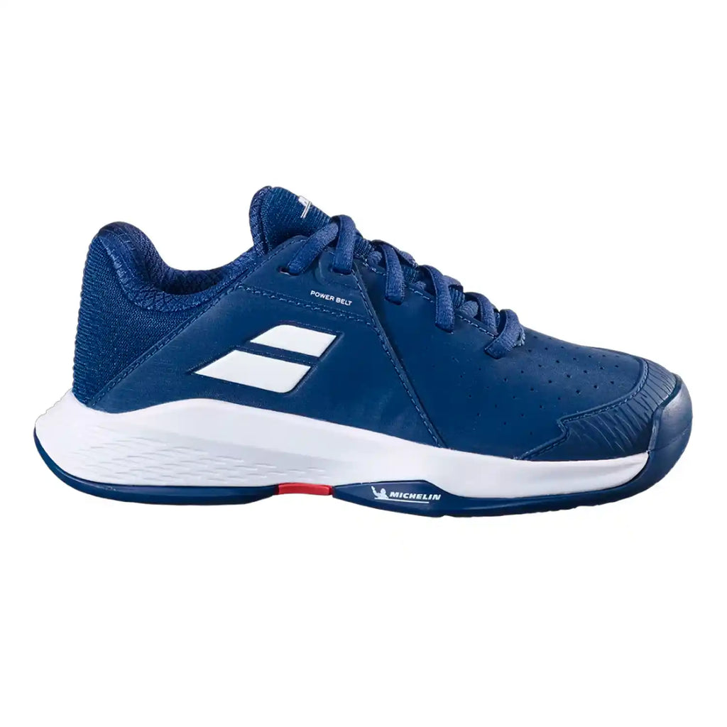 Babolat Propulse Junior 3 AC Boys Shoes (Estate Blue/White)