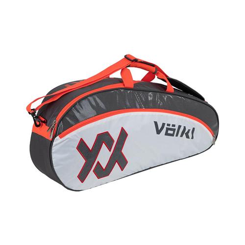 Volkl Tour Pro 3 Racquet Bag Charcoal/White/Lava