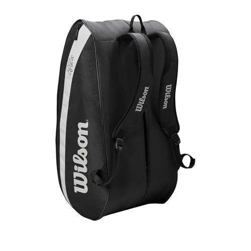 Wilson Federer Team 12 Pk Black