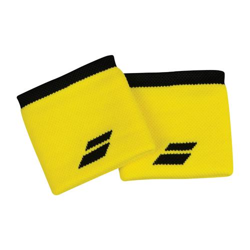 Babolat Logo Wristband 2 Pack (Yellow/Black)