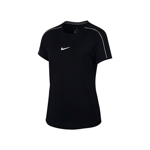 Nike Court Dri-Fit Big Kids Girls Tennis Top (Black)