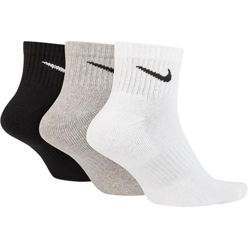 Nike Everyday Cushioned Ankle Socks 3pk (Black/White/Grey)