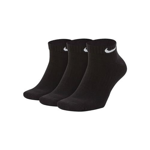 Nike Everyday Cotton Cushioned Low Socks (Black)