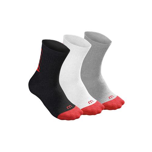 Wilson Youth Crew Sock 3pk (Assorted)