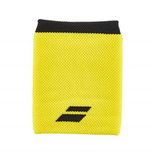 Babolat Logo Wristband Jumbo (Yellow/Black)