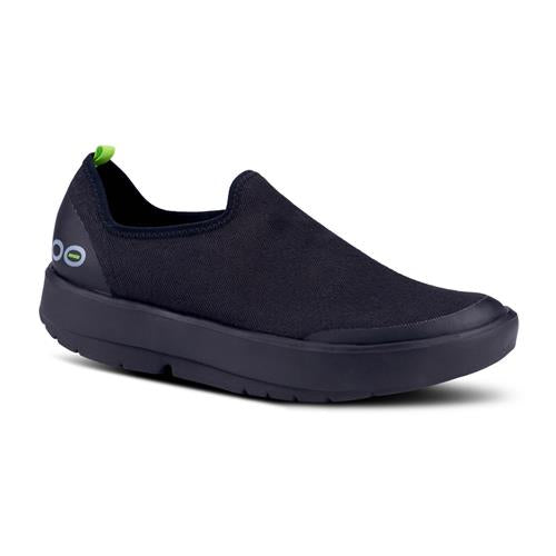 OOFOS OOMG Womens Mesh Low (Black/Black)