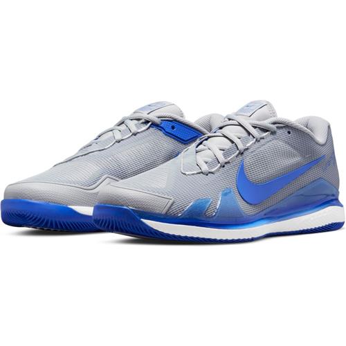 Nike Air Zoom Vapor Pro Hard Court Men's Tennis Shoes (Lite Smoke Grey/Hyper Royal)