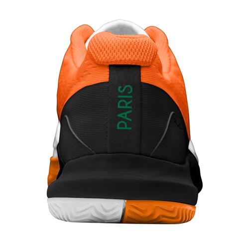 Wilson Rush Pro 3.0 Paris Clay Mens Shoe (White/Orange/Black)