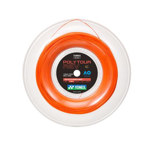 Yonex Poly Tour Rev 125/16L 200m Reel (Bright orange)