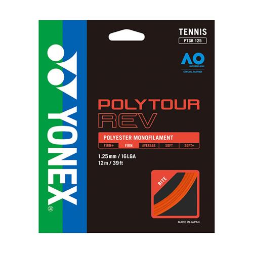Yonex Poly Tour Rev 125/16L 12m Set (Bright Orange)