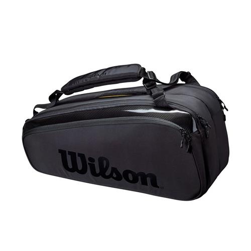 Wilson Super Tour Pro Staff 9 Pack Tennis Bag (Black)