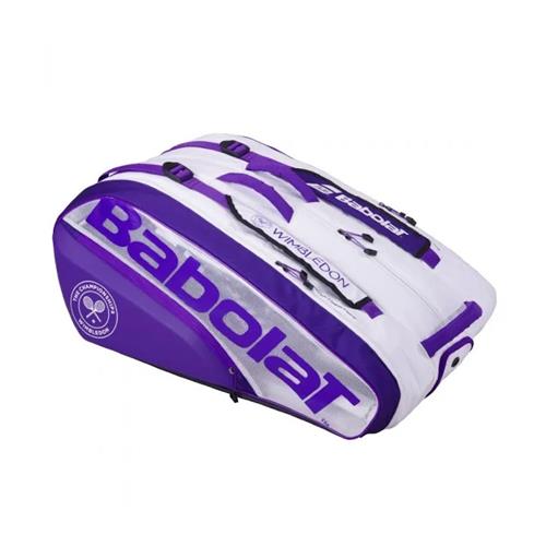 Babolat Pure Wimbledon 2021 12 Racquet Bag (White/Purple)