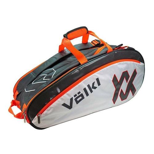Volkl Tour Combi 6 Racket Bag Charcoal/White/Lava