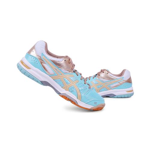 Asics Gel-Rocket 7 Womens Shoe (Aqua/Almond/Silver)
