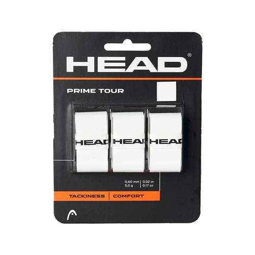 Head Prime Tour Overgrip 3pk (White)