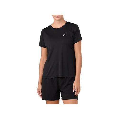 Asics Women's Silver Short Sleeved Top (Performance Black)