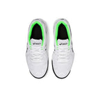 Asics Gel Resolution 8 GS Kids Shoe (White/Green Gecko)