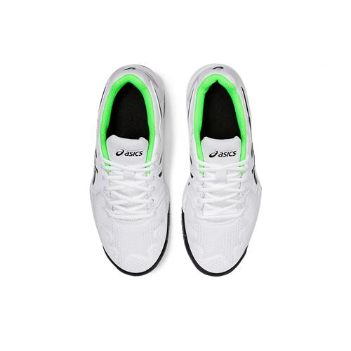 Asics Gel Resolution 8 GS Kids Shoe (White/Green Gecko)